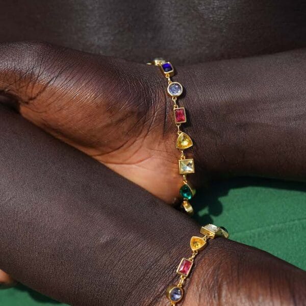 Hermandad | Set Brazaletes Swarovski, Joyería Luison