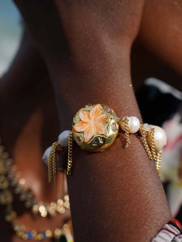 Brazalete Flor Marina, Joyería Luison