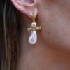 Pendientes Queen Perlas Barrocas y Oro 18k, Joyería Luison