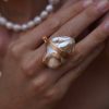 Anillo Amor Eterno Perla Barroca, Joyería Luison