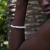 Brazalete Blanco Amor, Joyería Luison