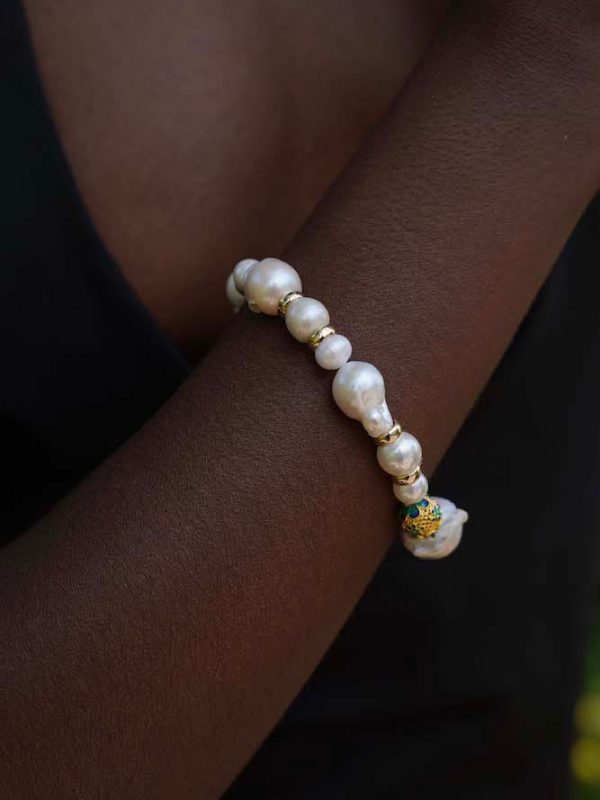 Brazalete Corazón de Perla, Joyería Luison