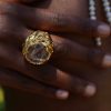 Moon Gold | Anillo de Plata 925, Joyería Luison