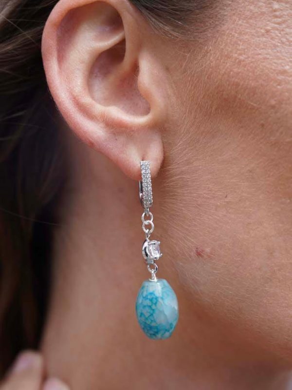 Pendientes Ilusión Turquesa, Joyería Luison