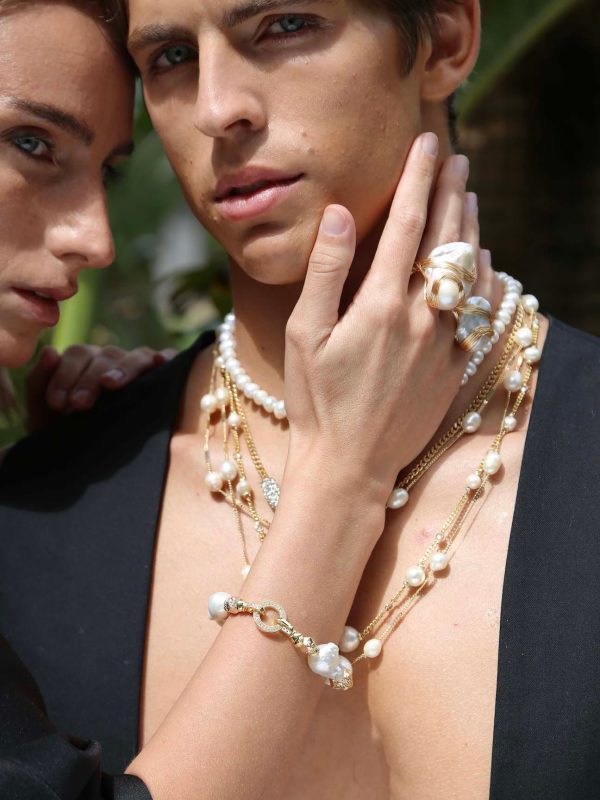 Anillo Amor Eterno Perla Barroca, Joyería Luison