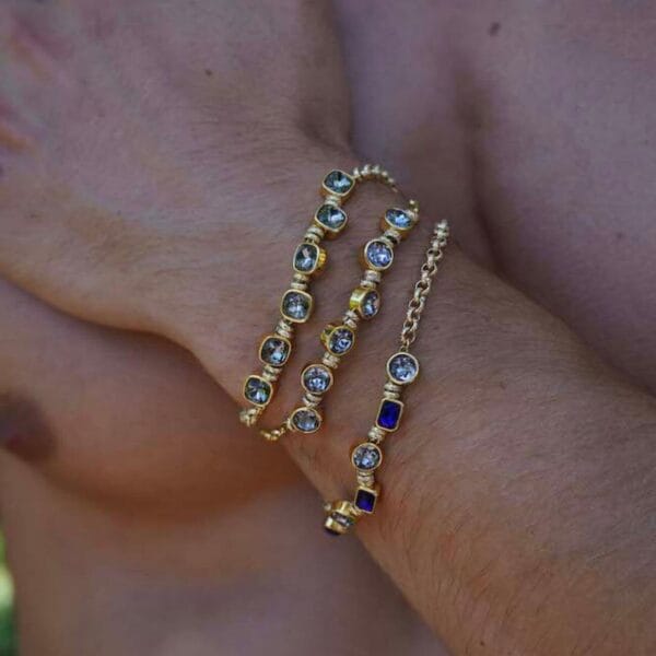 Brazalete Fusión Blue Gold, Luison