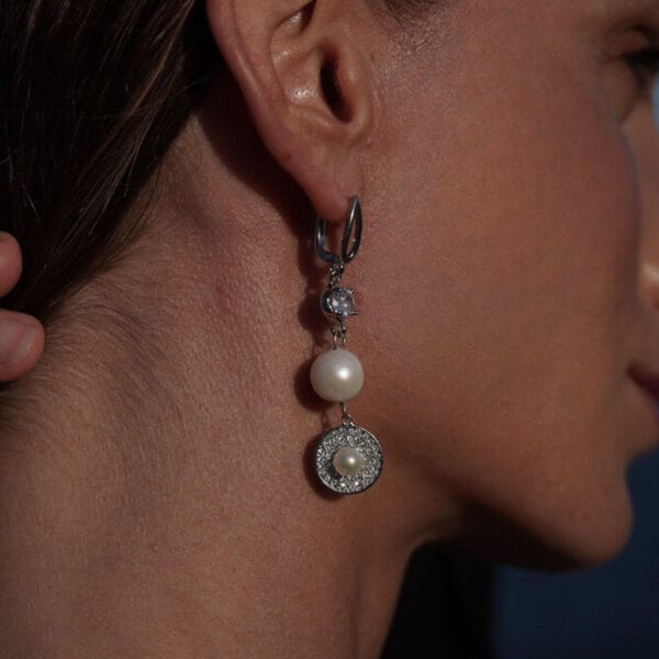 Pendientes Miracle Unisex de Plata 925, Luison