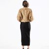 CND001_02_p Chaqueta Bomber Dorada con Lentejuelas, Luison