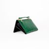 BCRV01010_3 Cartera Verde Cocodrilo, Bolso de Mano Elegante, Luison