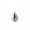 BDMT001_02_p Bolso de Mano Plateado con Diamantes, Luison