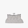 Bolso de Mano Plateado Teatro Bolso de Mano Plateado con Diamantes, Luison