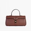 Bolso Elegante de Piel, Bandolera Caramelo Mujer, Luison