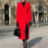 ALPP014014140 Abrigo Rojo Elegante para Mujer | LUISON