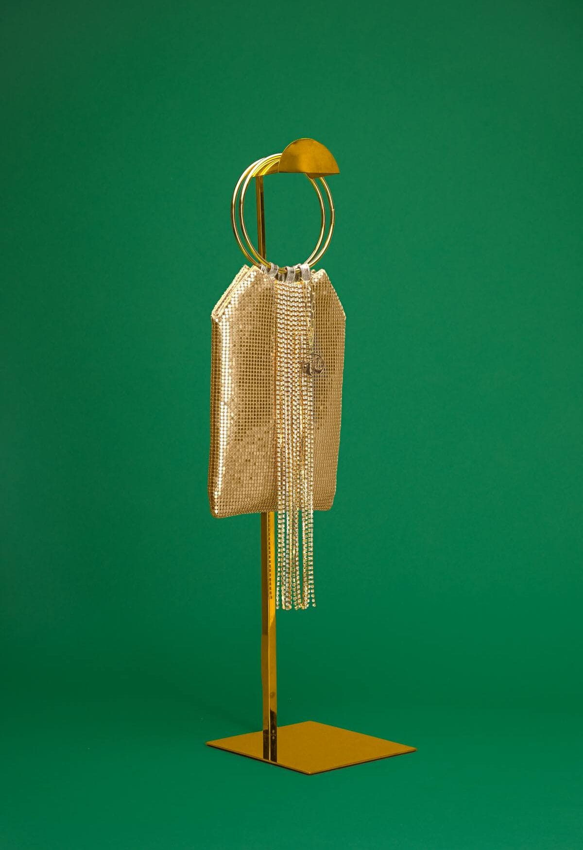 Bolso Dorado con Borla - Clutch de Lentejuelas para Fiesta | LUISON