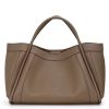Bolso de Piel Cocodrilo Marron Luison