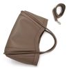 Bolso de Piel Cocodrilo Marron Luison