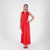 BTF00000014_01 Vestido Largo Rojo Convertible Multiway | LUISON
