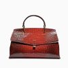 Bolso Exclusivo Cocodrilo Rojo3 Bolso de Piel Rojo Cocodrilo Premium | LUISON