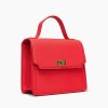 Bolso de Mano Beso Rojo2 Bolso de Mano Rojo con Asa Corta