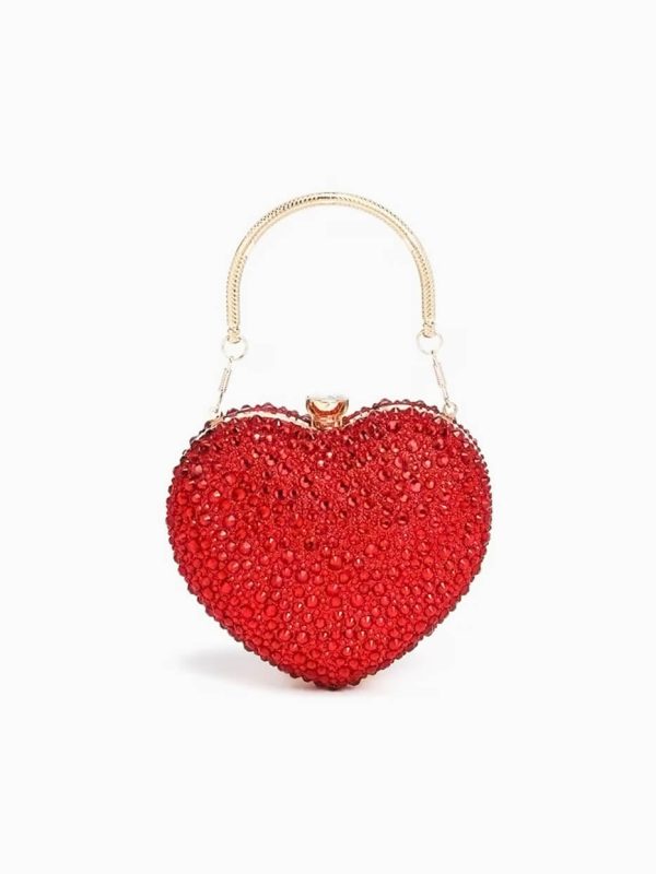 Bolso de Mano Corazón Rojo1 Bolso de Mano Corazón Rojo