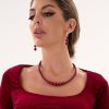 Collar de Jade Cinabrio Natural | LUISON
