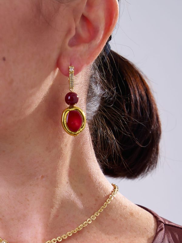 Pendientes Jade Geometric Love Pendientes Jade Geometric Love