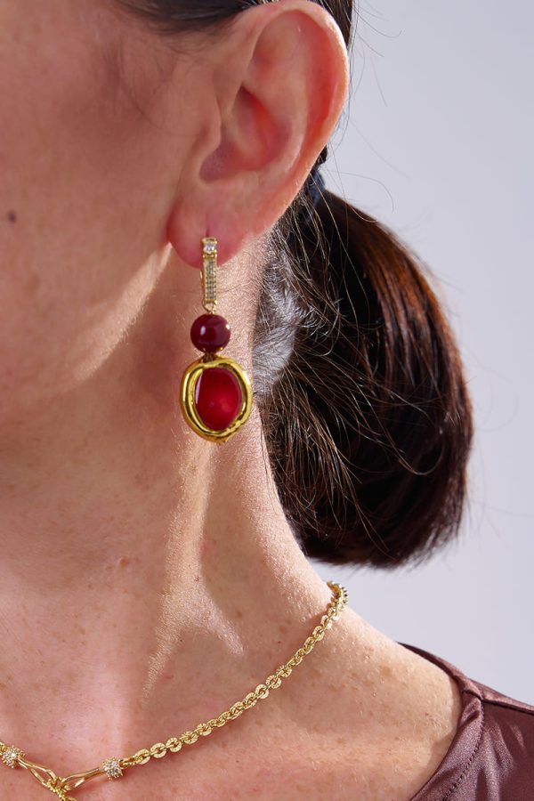 Pendientes Jade Geometric Love Pendientes Jade Geometric Love