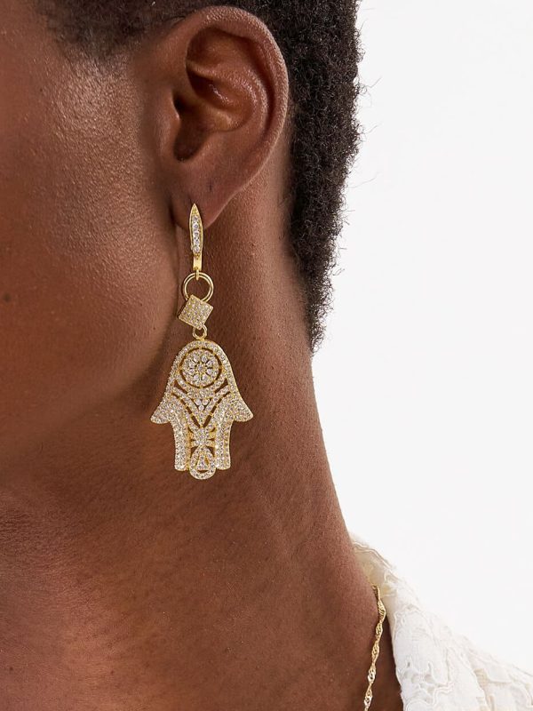 Pendientes Midas Hand Gold Fátima Pendientes Midas Hand Gold Fátima