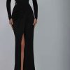 Vestido Conjunto Negro Elegante Largo LUISON Vestido Conjunto Negro Elegante Largo | LUISON