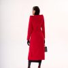 ALPP014014140_3 Abrigo Rojo Elegante para Mujer | LUISON