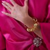 Brazalete Barroco Flower Gold (1) Brazalete Barroco Flower Gold