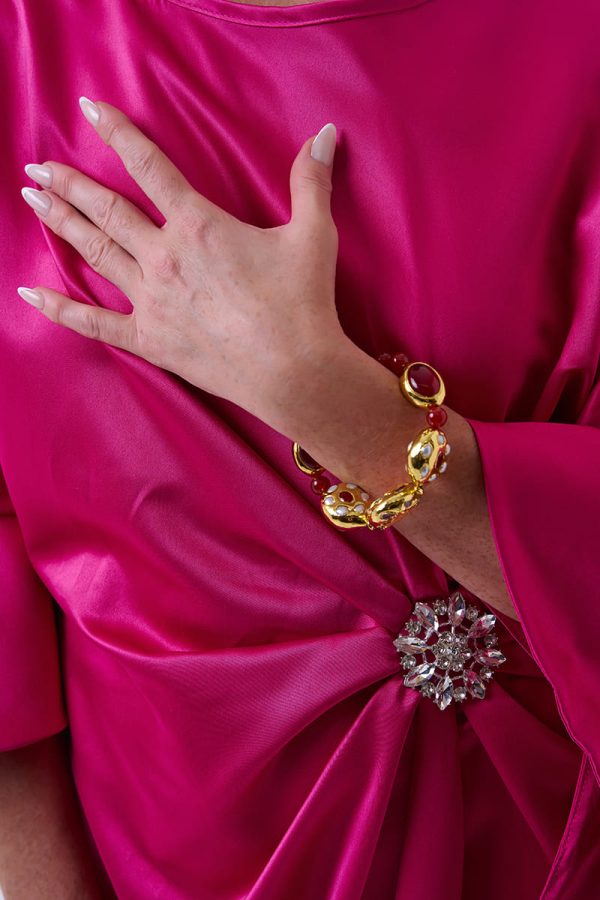 Brazalete Barroco Flower Gold (1) Brazalete Barroco Flower Gold