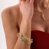 Brazalete Horn Murano Gold Brazalete Horn Murano Gold