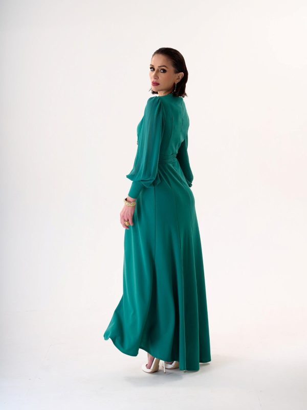 Vestido De Mar | Elegante Vestido de Noche Turquesa | LUISON