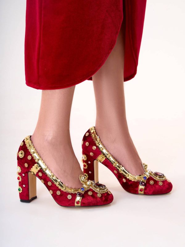 ZDNLRV_nn Zapatos de Tacón Alto de Cristal para Mujer | LUISON