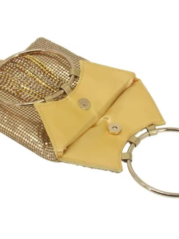 Bolso Dorado con Borla - Clutch de Lentejuelas para Fiesta | LUISON