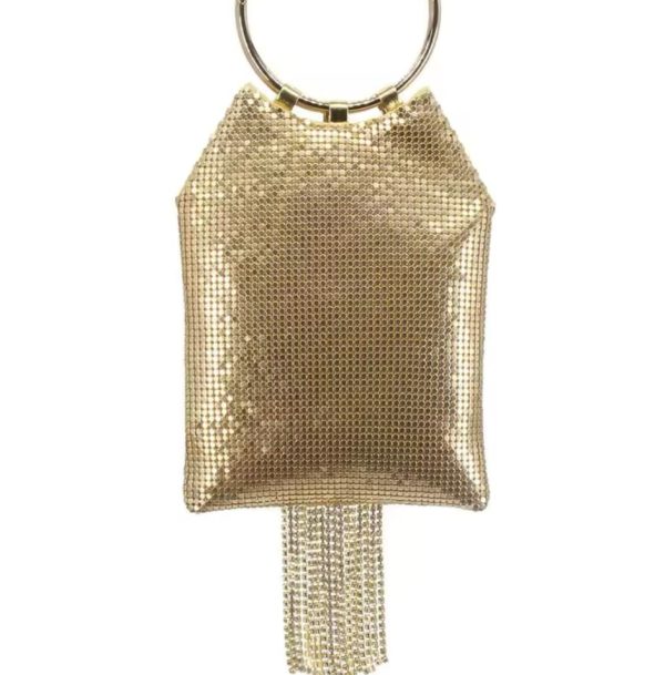 Bolso Dorado con Borla - Clutch de Lentejuelas para Fiesta Bolso Dorado con Borla - Clutch de Lentejuelas para Fiesta | LUISON