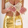 Bolso Cruzado De Lujo Con Cadena