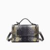 Bolso Cocodrilo Dorado