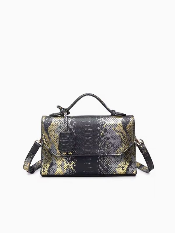 Bolso Cocodrilo Dorado 1 Bolso Cocodrilo Dorado