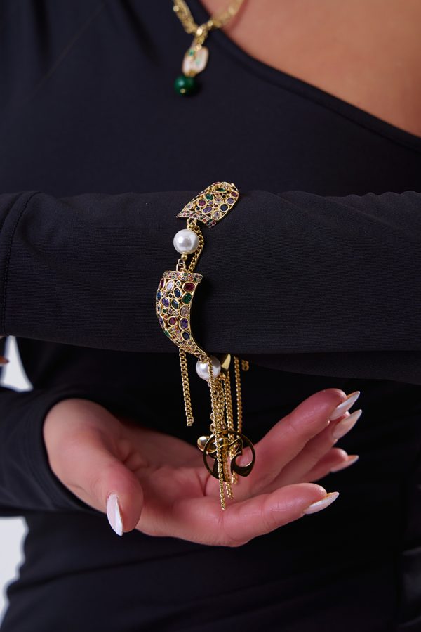 Brazalete Enigma Muranian Pearl Gold