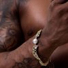 Brazalete Murano Pearl Gold
