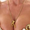 CADDOR7777777 Collar Wolf Coral Gold