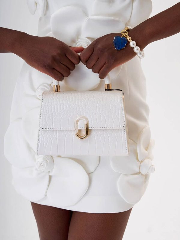 DSC-00822 Bolsa única Color Blanco Blanca Nevé