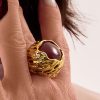 ANILLO JADE RED GOLD ANILLO JADE RED GOLD