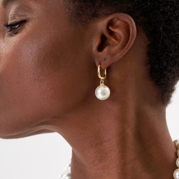 Pendientes Océan Pearl Gold