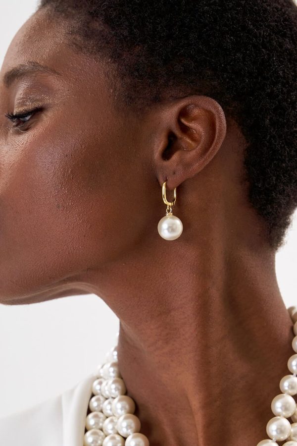 Pendientes Océan Pearl Gold