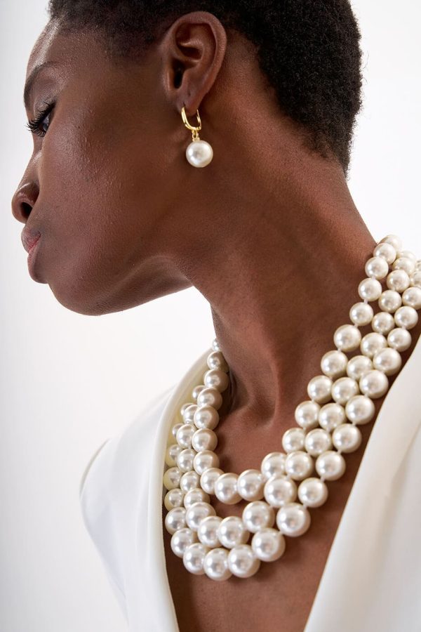 Pendientes Océan Pearl Gold - Imagen 2