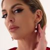Pendientes Jade Pearl White Silver Pendientes Jade Pearl White Silver