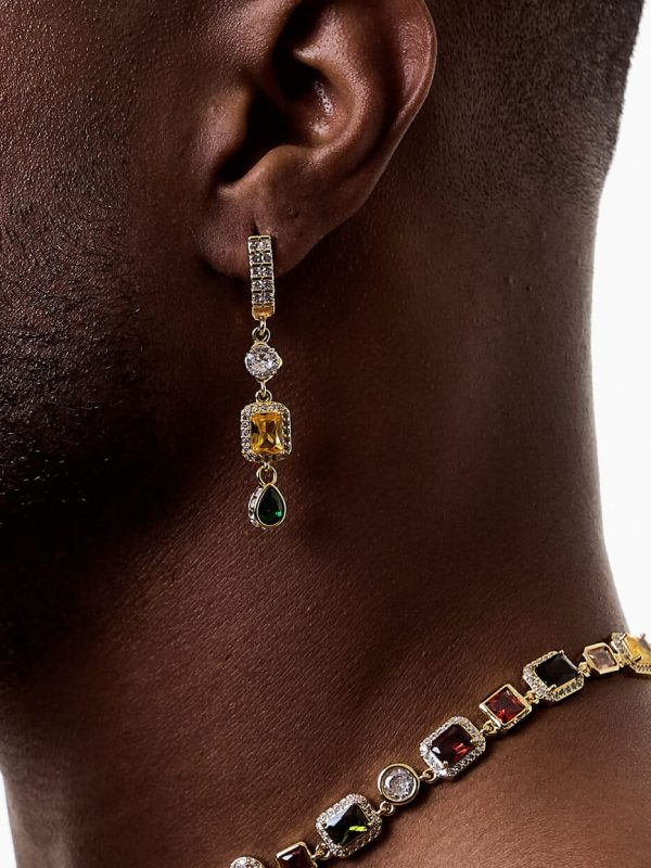 Pendientes Diamond Colors Gold Pendientes Diamond Colors Gold